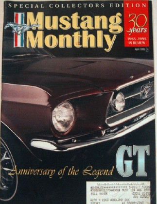 MUSTANG MONTHLY 1995 APR - GTs, SALEEN SPEEDSTER